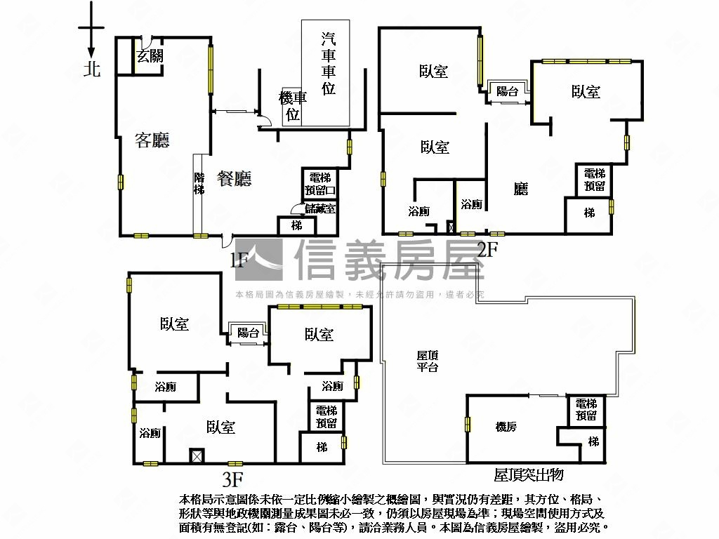 吉祥獨棟透天６房車位房屋室內格局與周邊環境