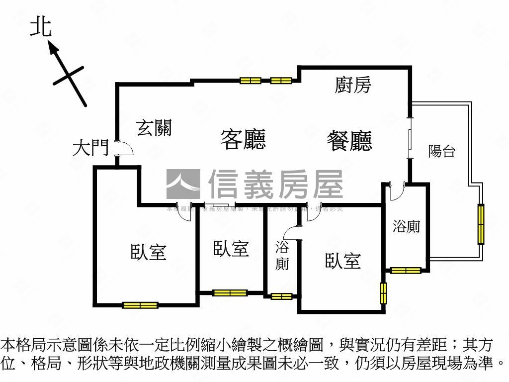 雙鐵共構視野３房平車房屋室內格局與周邊環境