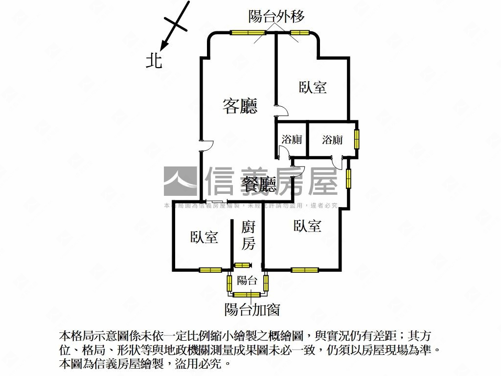 彭福國小青年成家電梯三房房屋室內格局與周邊環境