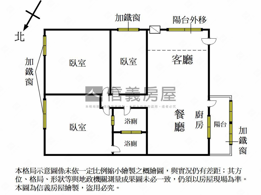 巨蛋成家三面採光大三房房屋室內格局與周邊環境