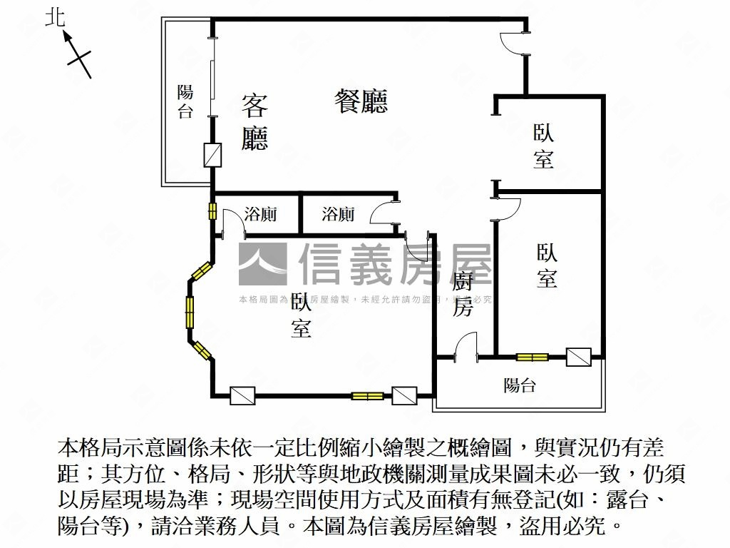 近東橋｜小資三房附車位房屋室內格局與周邊環境