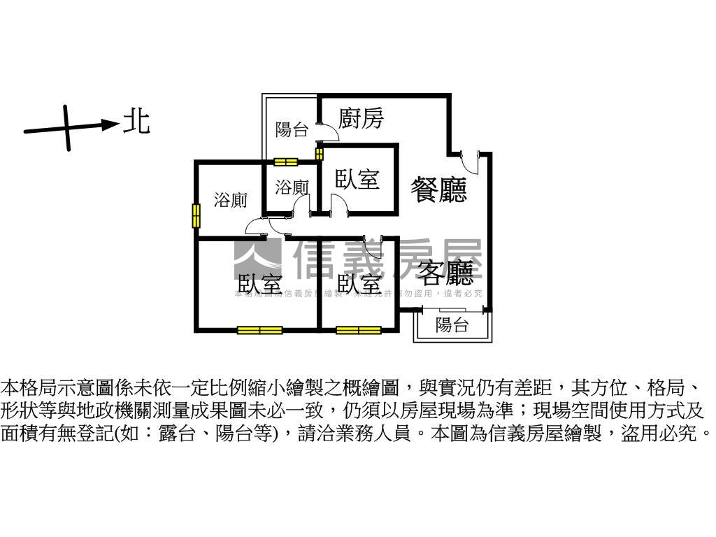 未住環泥晴森三房車位房屋室內格局與周邊環境