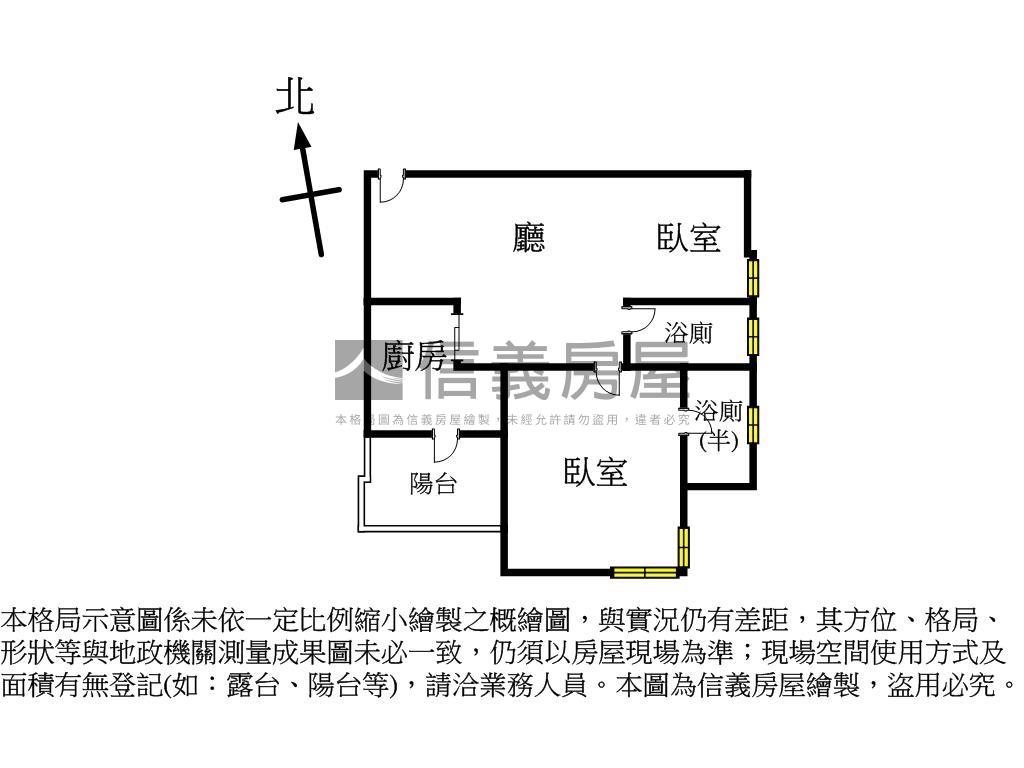 上銘蒔尚２房平車房屋室內格局與周邊環境