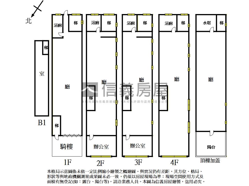 雙子星商三透天店辦房屋室內格局與周邊環境