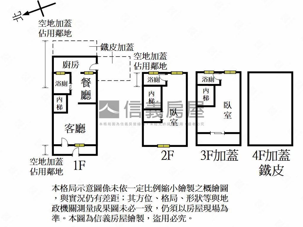 慈光街稀有透天房屋室內格局與周邊環境