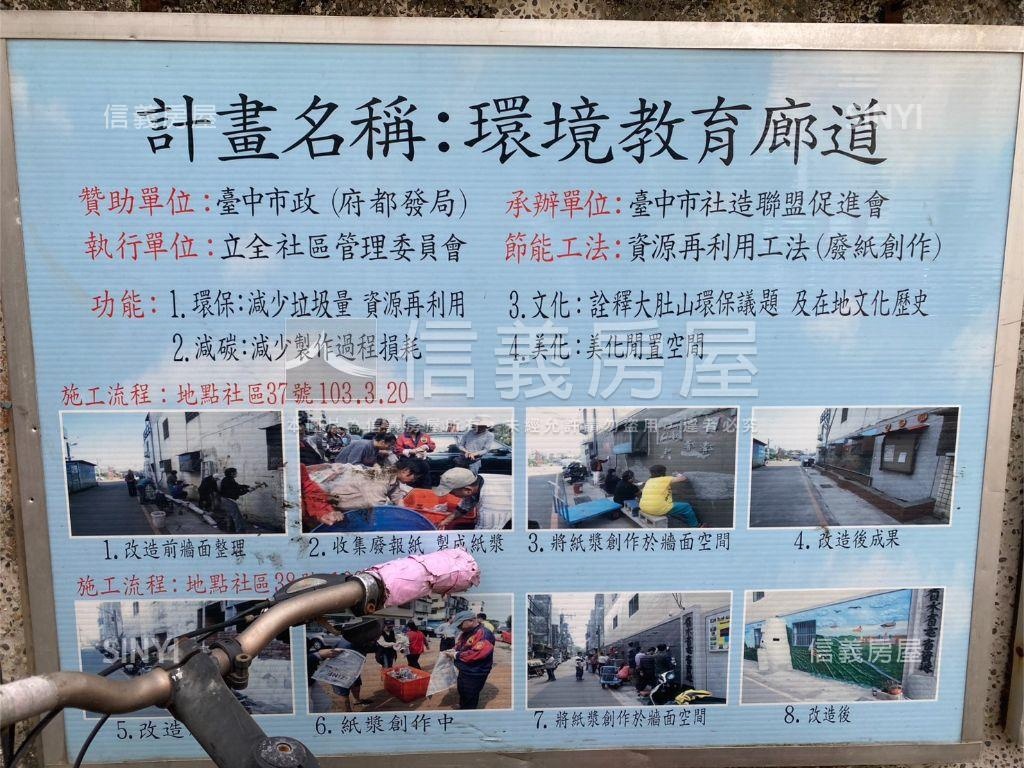 立全社區大肚公寓房屋室內格局與周邊環境