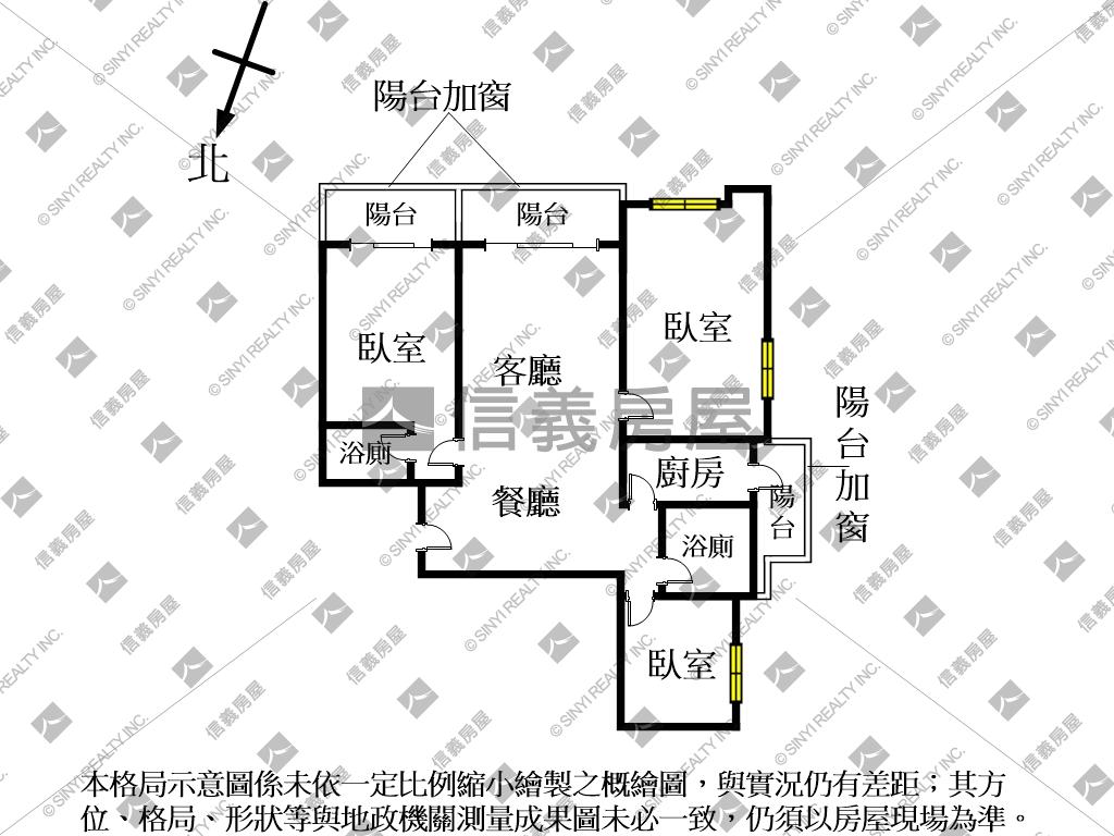 板南線捷運福利國３房車位房屋室內格局與周邊環境