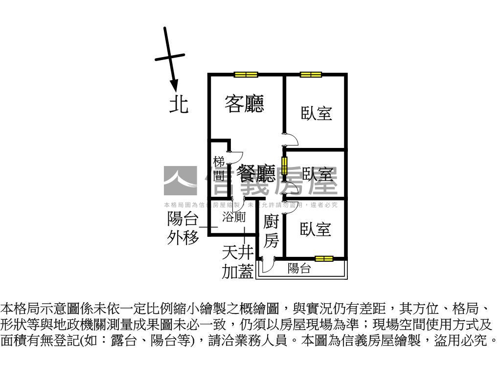 秀朗國小黃金３樓房屋室內格局與周邊環境