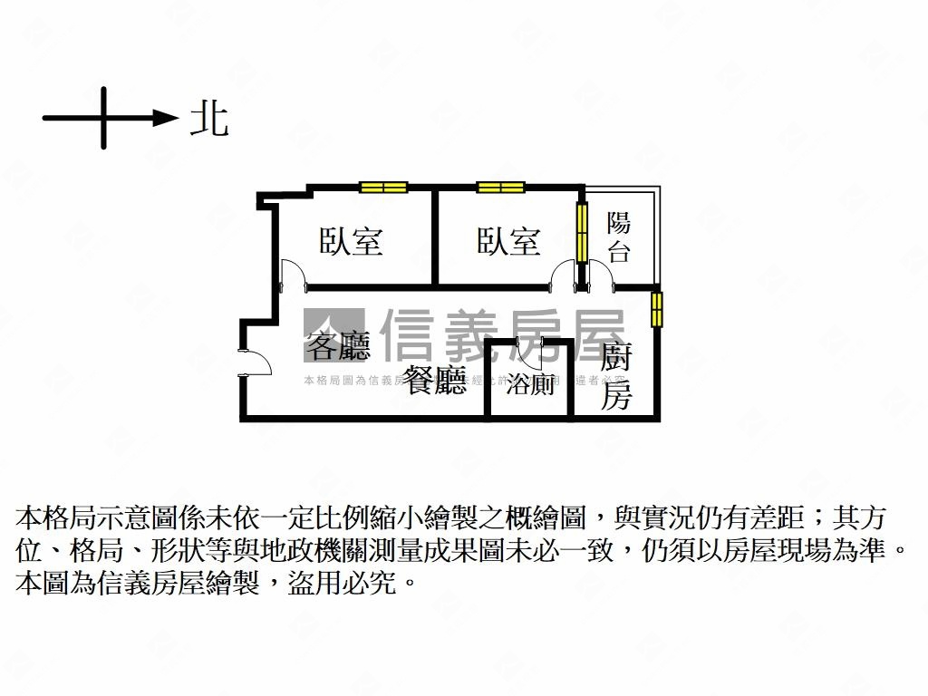 新成屋中正雋詠電梯兩房房屋室內格局與周邊環境