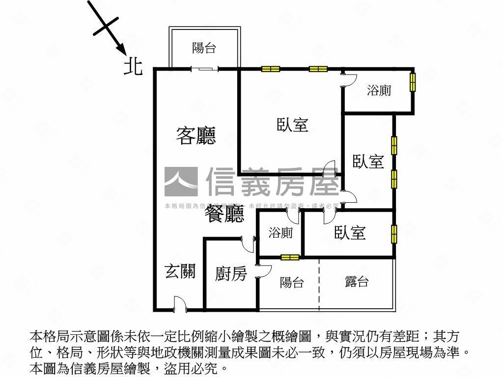 洲際Ｗ三房視野戶房屋室內格局與周邊環境