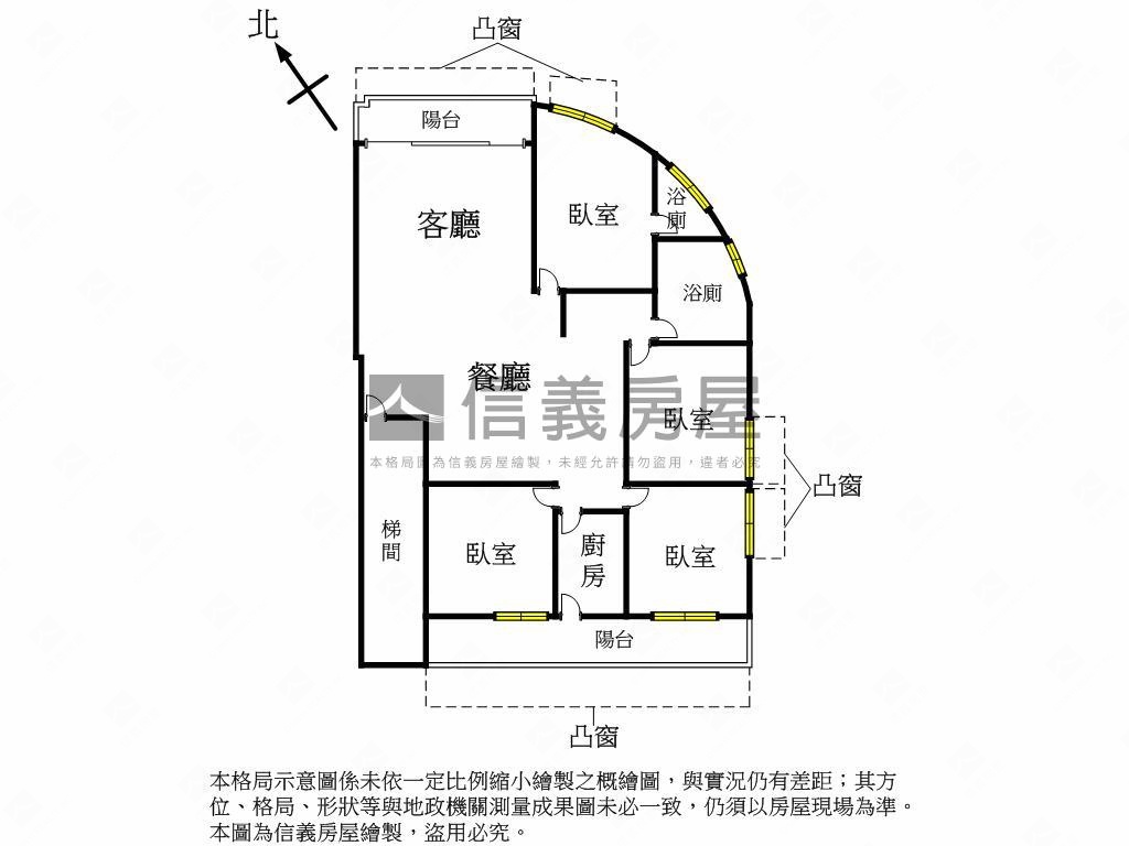 公園綠景四房雙車位房屋室內格局與周邊環境