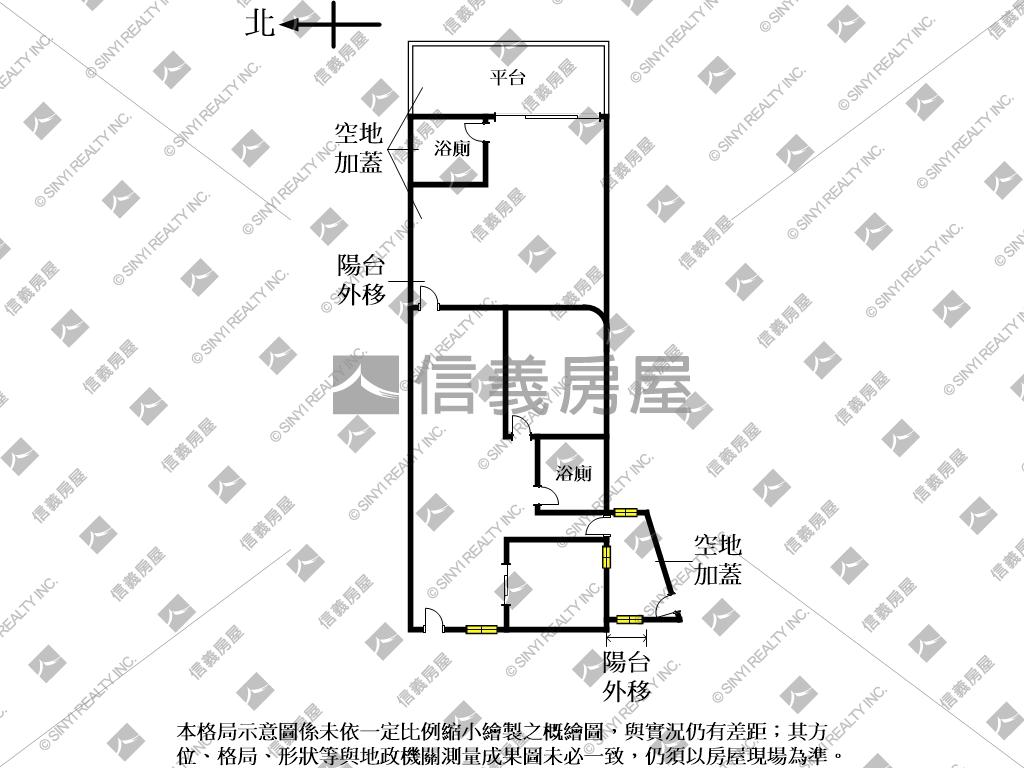 山水清境大空間一樓房屋室內格局與周邊環境