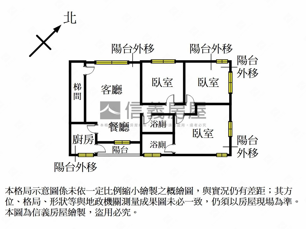 區公所捷運邊間美寓房屋室內格局與周邊環境