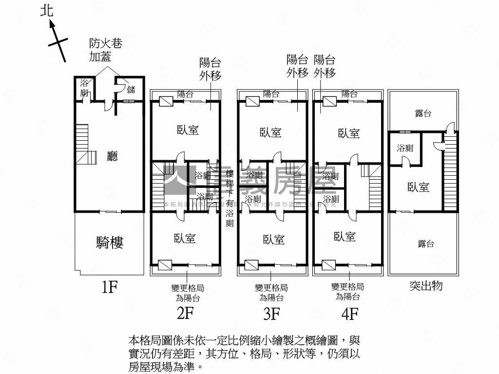 台中中科正西屯路透天店套房屋室內格局與周邊環境