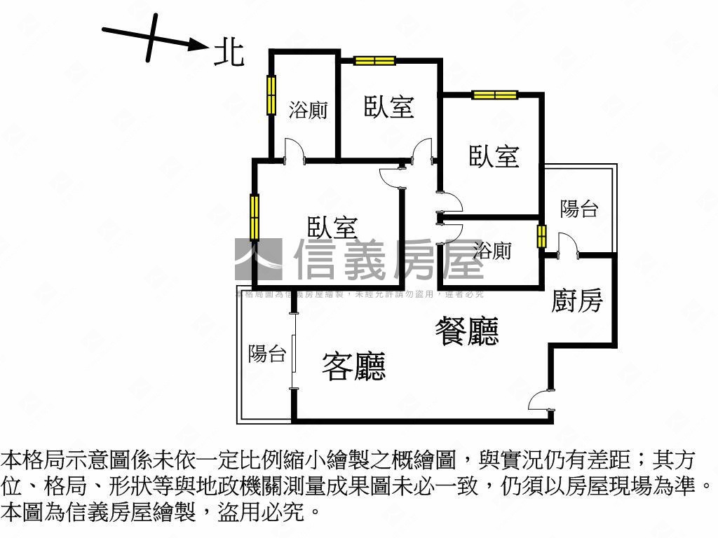 大里重劃區視野三房附平車房屋室內格局與周邊環境