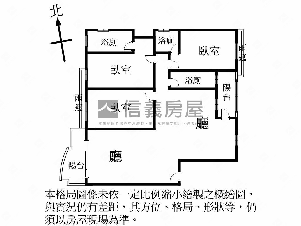 富林苑×四樓×事事如意房屋室內格局與周邊環境