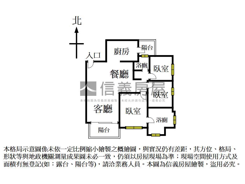 景立方高樓層視野三房平車房屋室內格局與周邊環境