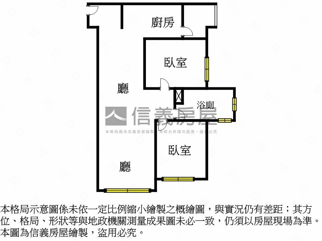 稀有親家中央公園２房平車房屋室內格局與周邊環境