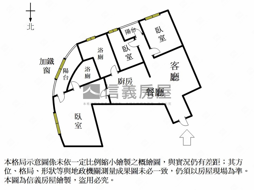 大同街裝潢三房房屋室內格局與周邊環境