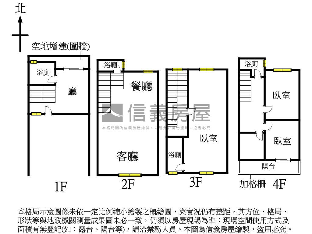 全新西屯透天門前車位房屋室內格局與周邊環境