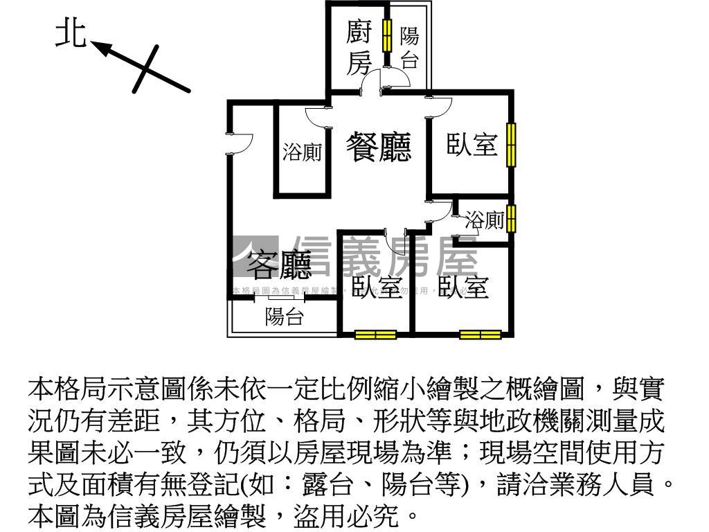 專任學區機能採光三房車位房屋室內格局與周邊環境