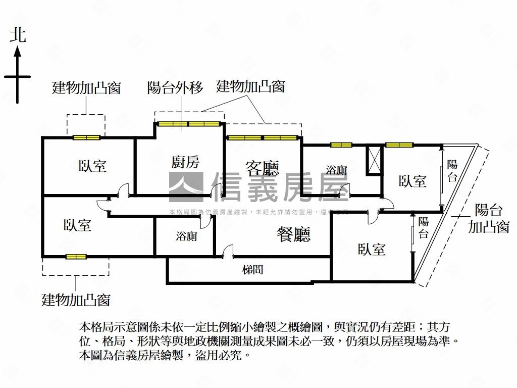 近台北橋四房車位房屋室內格局與周邊環境