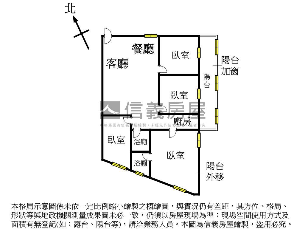 嶺東蔚藍海岸四房平車房屋室內格局與周邊環境