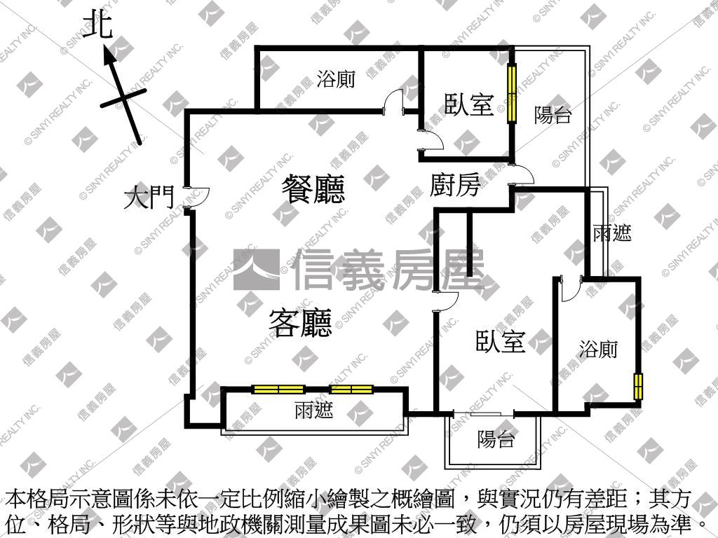 美河市正面河景裝修美屋房屋室內格局與周邊環境