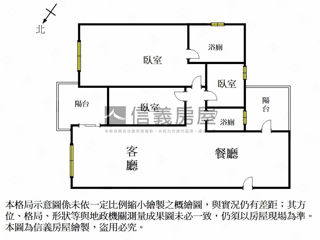 水晴川雙車位河景三房房屋室內格局與周邊環境