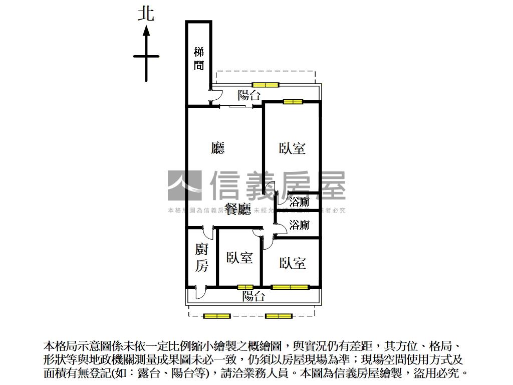 稀有方正二樓近捷運美寓房屋室內格局與周邊環境
