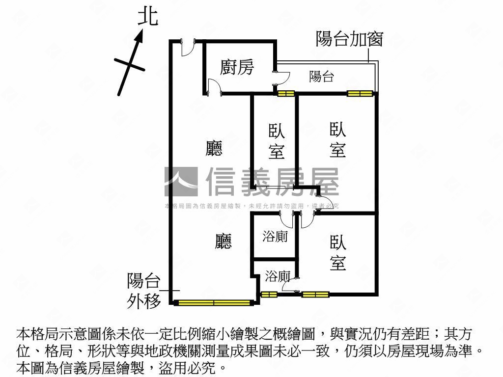 近加工區三房車位房屋室內格局與周邊環境
