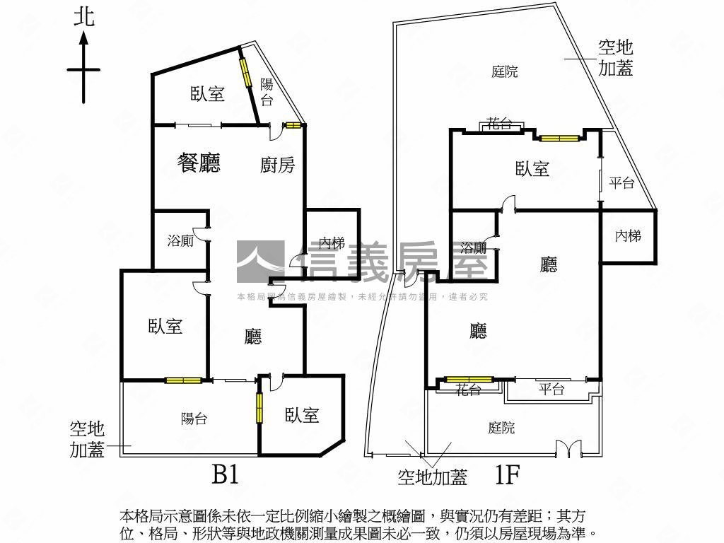 靜心旁稀有一樓大空間房屋室內格局與周邊環境