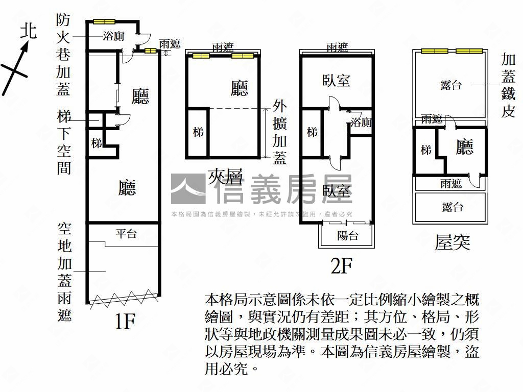 稀有前院停車別墅房屋室內格局與周邊環境