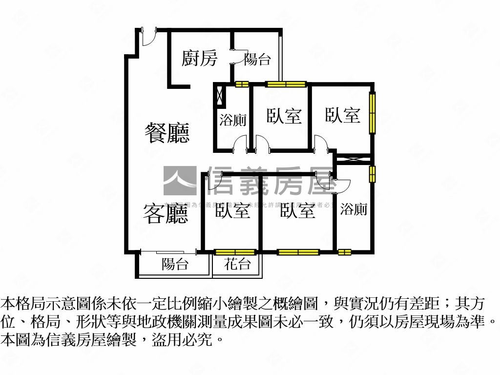 金雅區森ＰＡＲＫ四房平車房屋室內格局與周邊環境