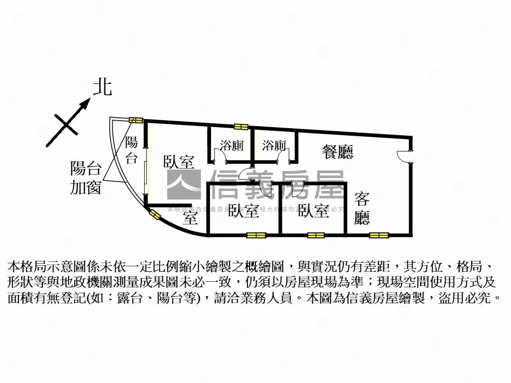 稀有釋出信義路電梯三房房屋室內格局與周邊環境