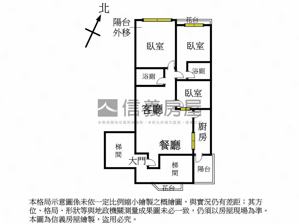 社區７－１１海闊天空３房房屋室內格局與周邊環境