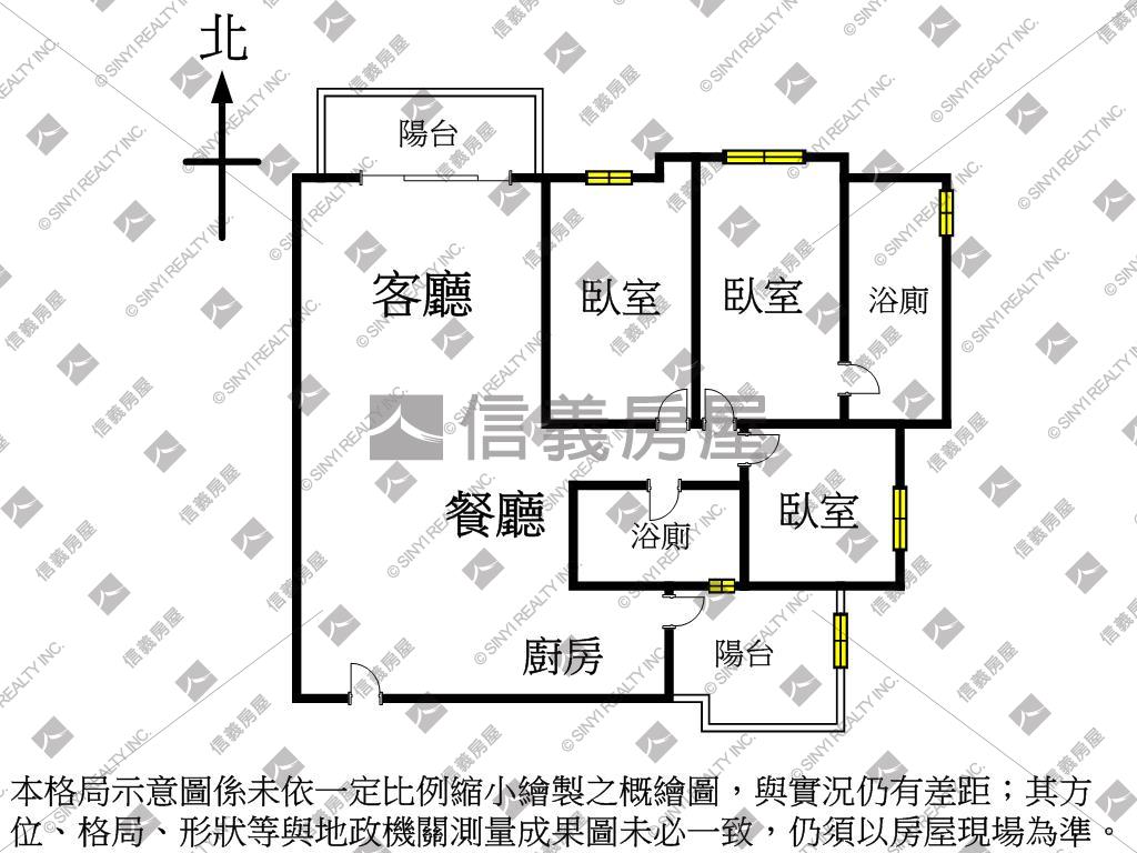 ◆勝美新東區◆三房平車房屋室內格局與周邊環境