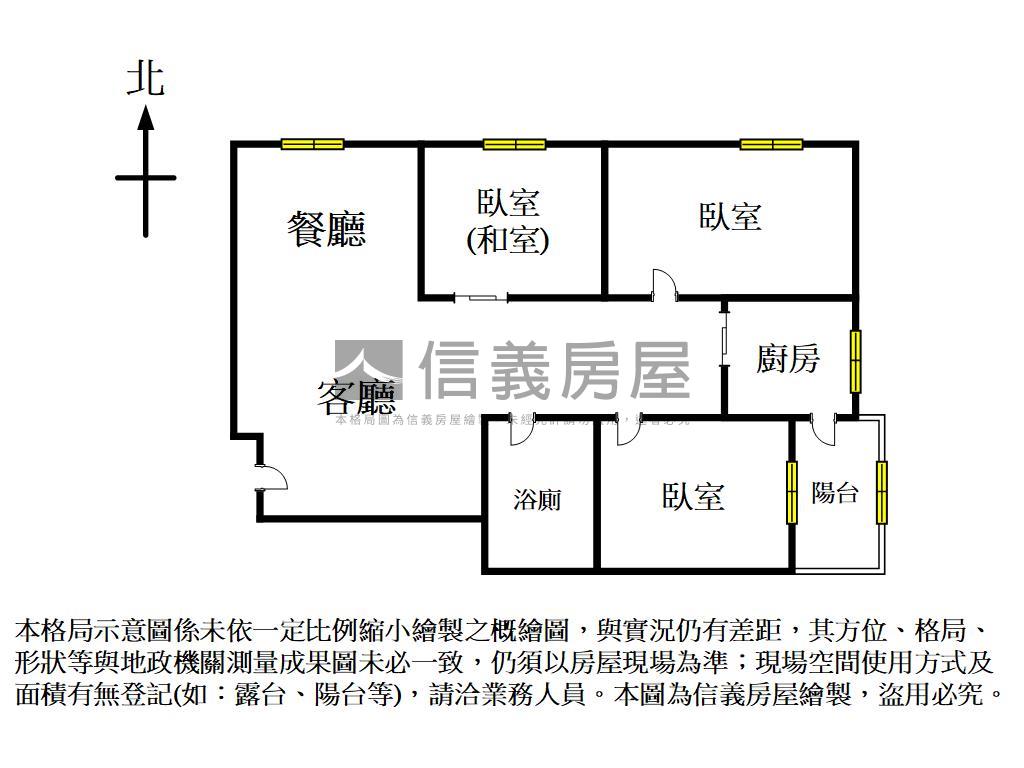崇德路－大地交響三房平車房屋室內格局與周邊環境