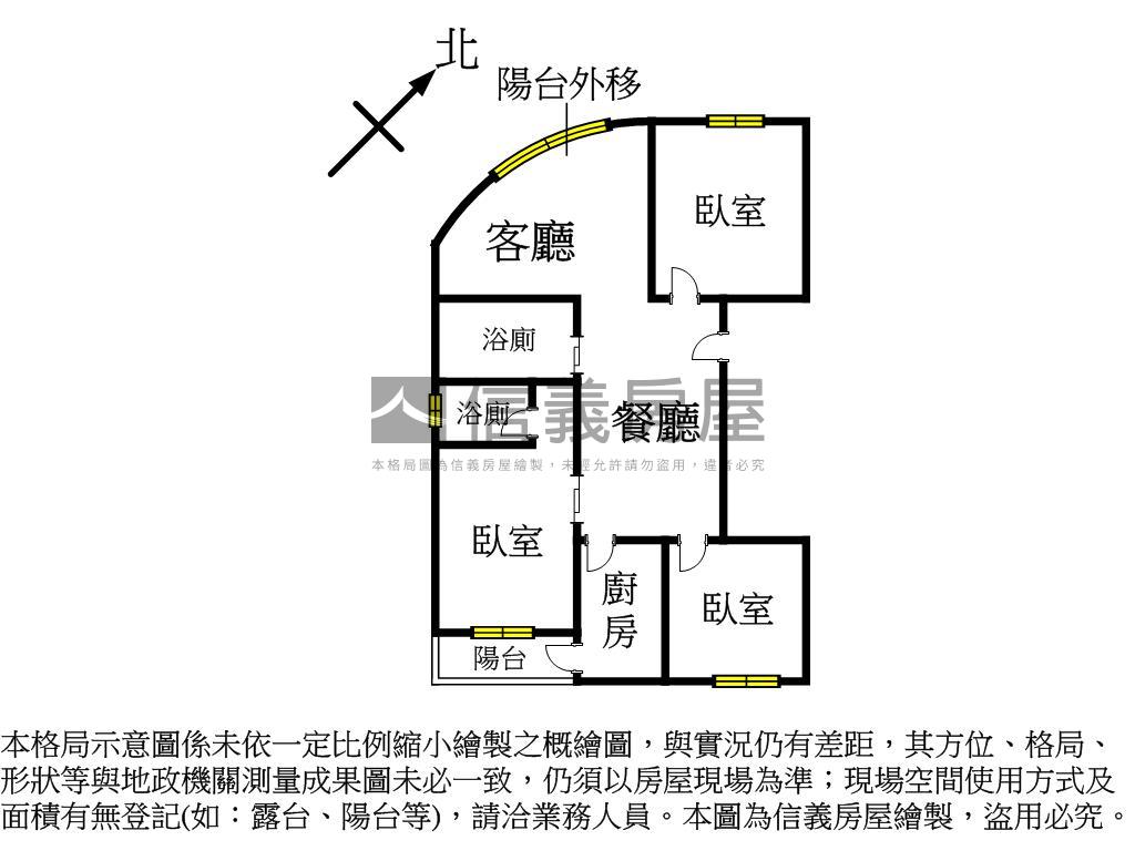 仁愛皇家帝寶三房坡平車位房屋室內格局與周邊環境