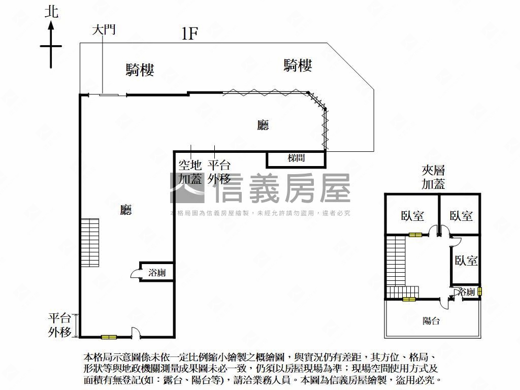 青島路統一超商霸氣角店房屋室內格局與周邊環境