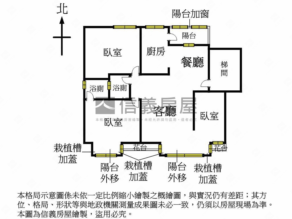 專任彩虹新象綠意滿窗房屋室內格局與周邊環境