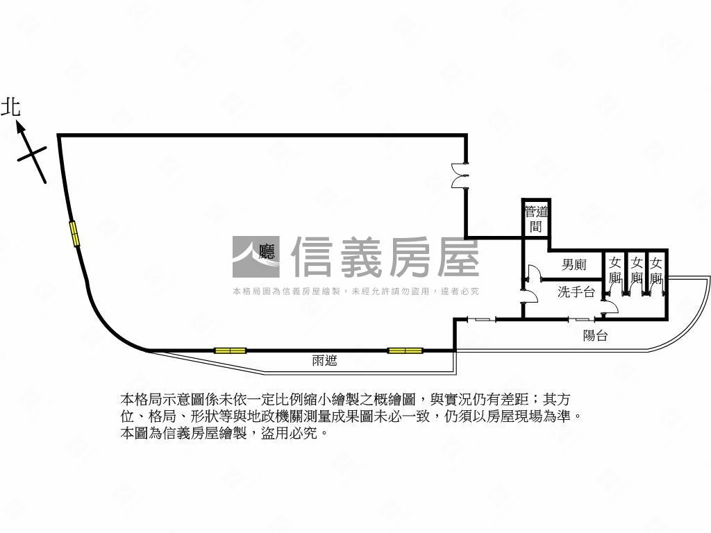ＴＯＰ１商辦看樹梢房屋室內格局與周邊環境