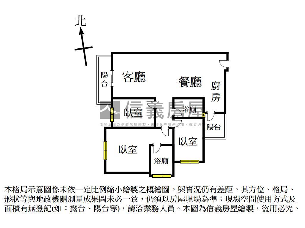 極推全新採光三房平車房屋室內格局與周邊環境