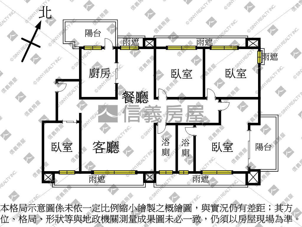 璞園璞水瑟★四房雙車位房屋室內格局與周邊環境