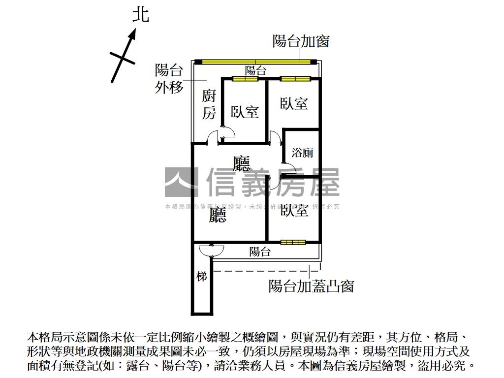 北士科方鄰近捷運低樓層房屋室內格局與周邊環境