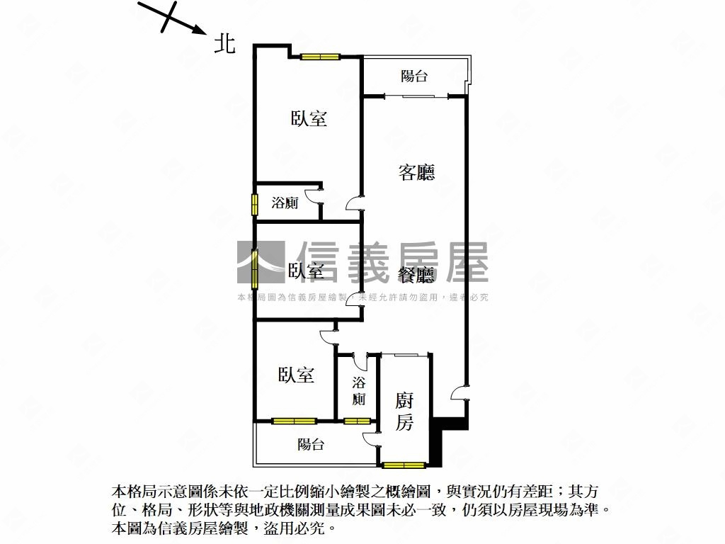 真愛＊風呂美三房湯泉居房屋室內格局與周邊環境