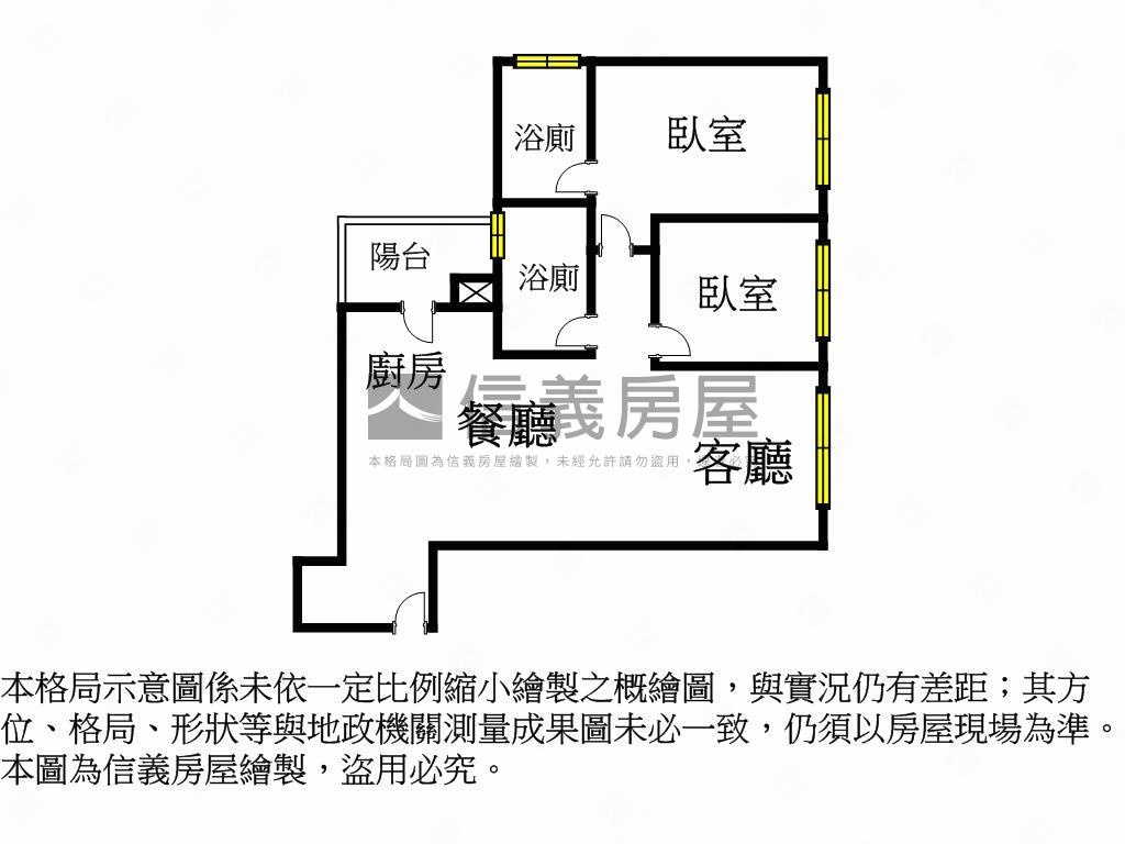 德友植仁●邊間兩房房屋室內格局與周邊環境