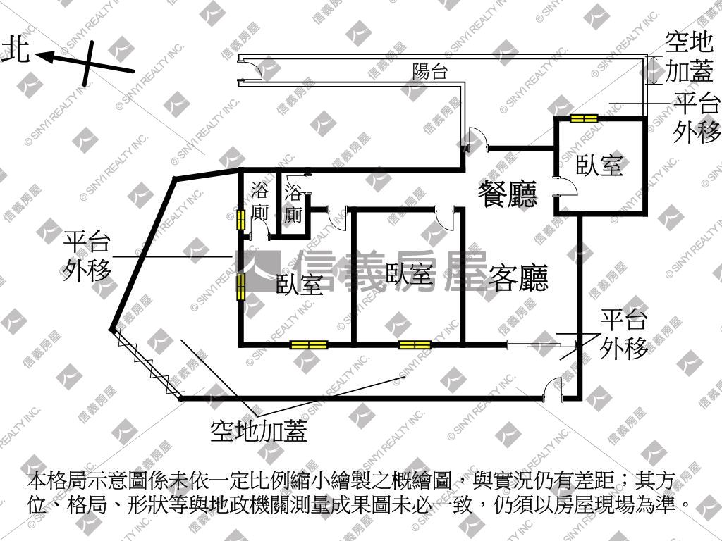 頂溪國小一樓大空間房屋室內格局與周邊環境