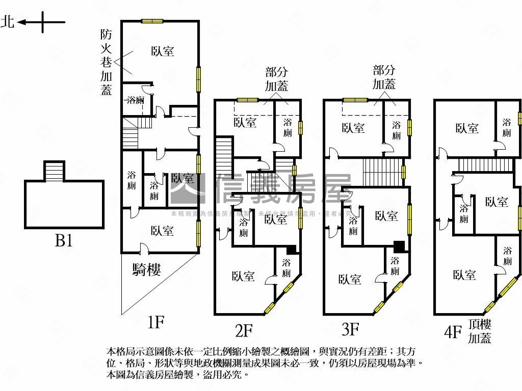 【專任】健行路角間美透套房屋室內格局與周邊環境