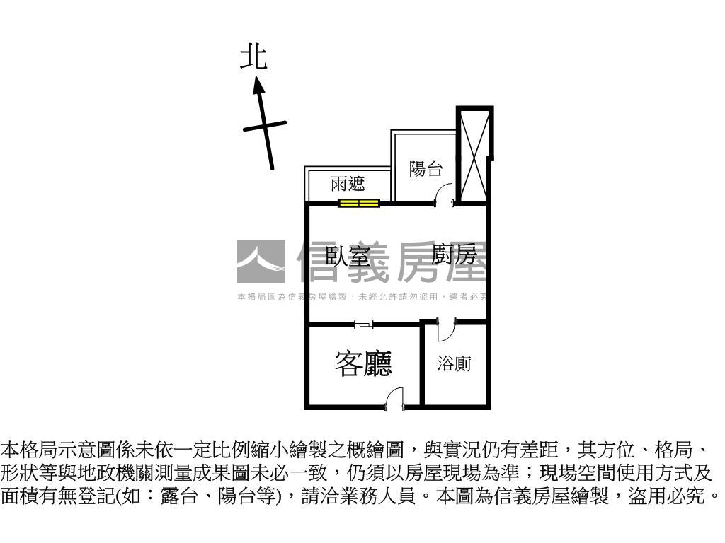 翔之譽▶景觀亮麗一房一廳房屋室內格局與周邊環境